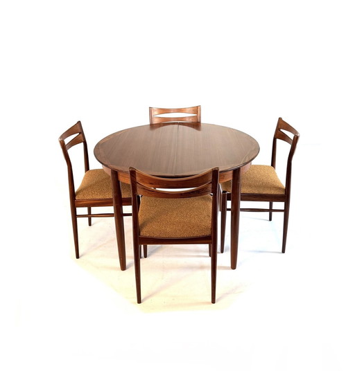 Vintage Rosewood extendable dining table '60