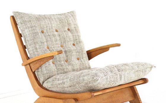 Image 1 of Jan den Drijver voor de Stijl Den Haag fauteuil vintage nieuw gestoffeerd