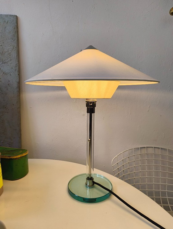 Image 1 of W28 table lamp by Wilhelm Wagenfeld for Technolumen