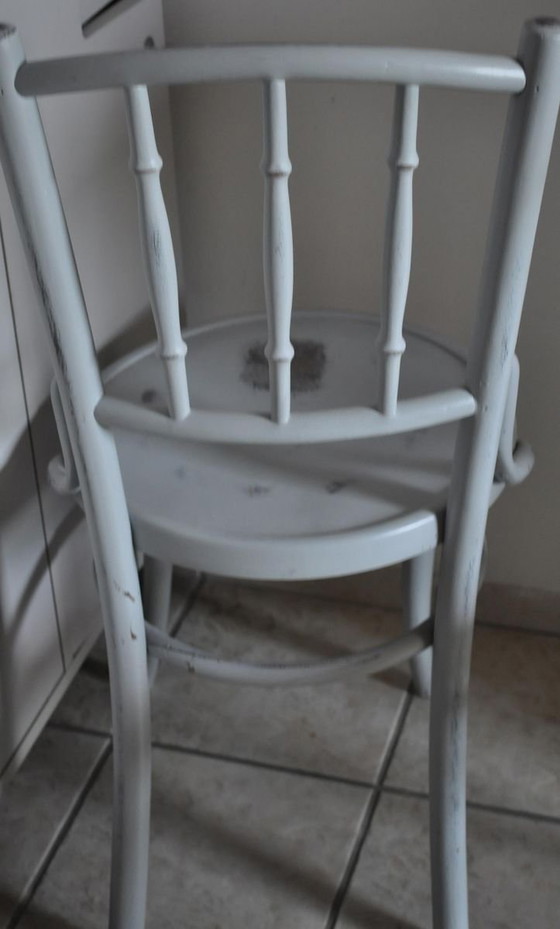 Set of Grey Bistro Chairs from Lichtig, 1900s – Dining chairs (photo 9 of 13)