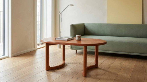 Vintage "BUELUND" – Table basse MidCentury