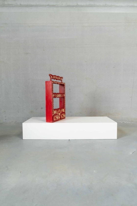 Image 1 of Portaspezie ungherese - fascino vintage in rosso caldo