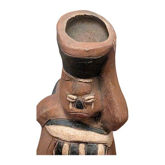 Image 1 of Statua in ceramica di una donna con bambino