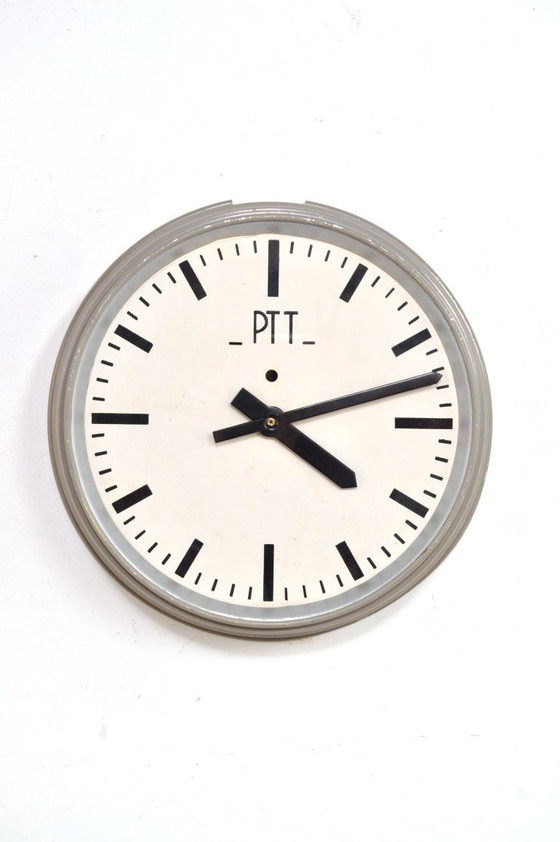 Image 1 of Horloge vintage PTT, 1960