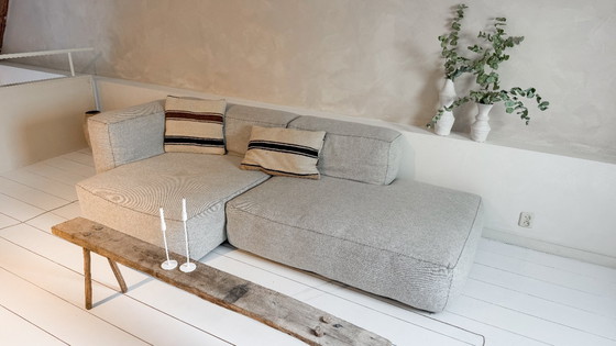 Image 1 of Sofá de diseño HAY, modelo Soft Mags. Sofá Element con chaise longue.