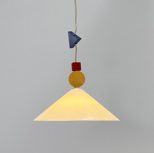 Memphis stijl hanglamp model T714-G van Ikea, 1980S