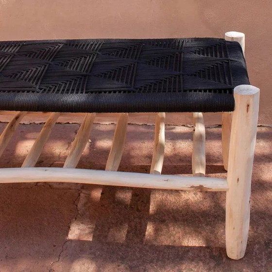 Panca nera con ripiano – Panche, Legno (photo 4 of 5)