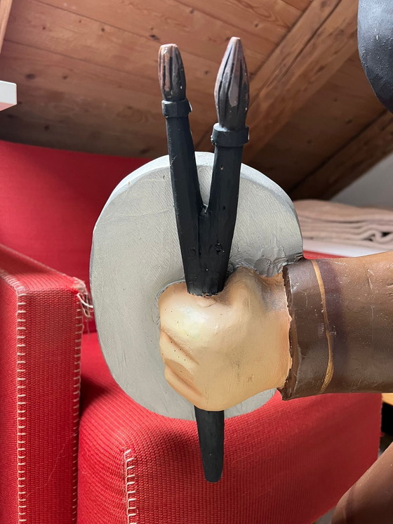 Image 1 of Handgeschnitzte Mickey Mouse aus den 50-igern