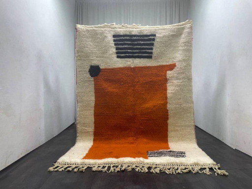 Marokkaans Berber tapijt, gedecoreerd, 200 cm x 300 cm