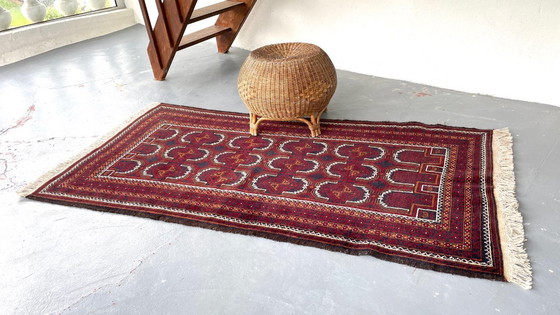 Image 1 of TAPIS Artisanal Vintage - 102cm x 204cm