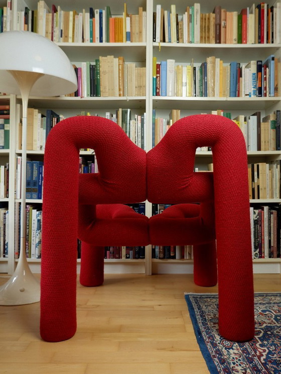 Image 1 of Ekstrem postmodern red chair Varier Stokke
