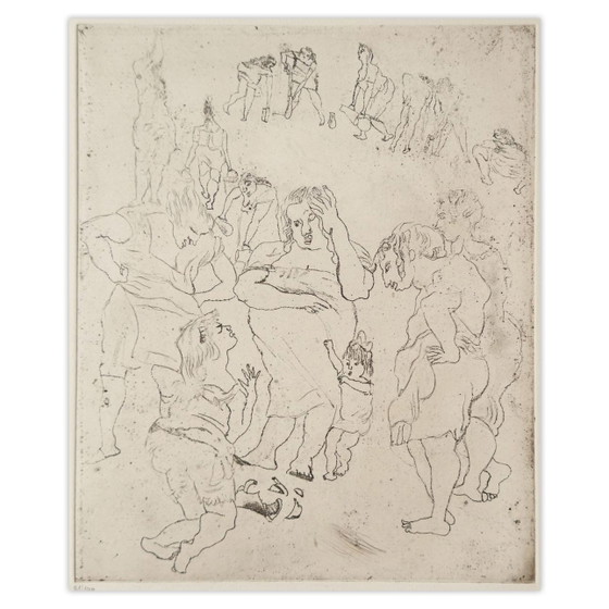 Image 1 of Jules Pascin, Der zerbrochene Krug, Radierung, 1980