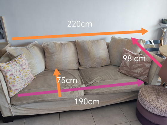 Promemoria – Canapé Design Italien – 220 cm – Canapés 3 places, Wood, Textile (photo 3 of 9)