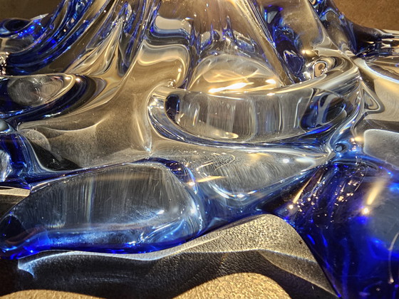 Image 1 of Unique Murano bowl in the shape of a leaf