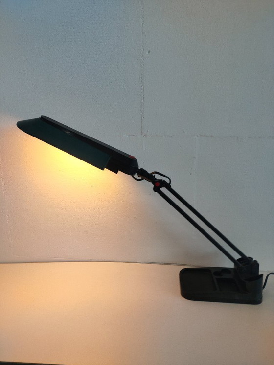 Image 1 of Vintage Verstelbare Bureaulamp/Organizer