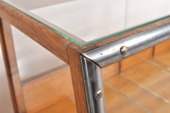 Vetrina da negozio / Vetrina da fornaio antica di Minks, anni '20 – Vetrine, Glass, Wood (photo 9 of 15)