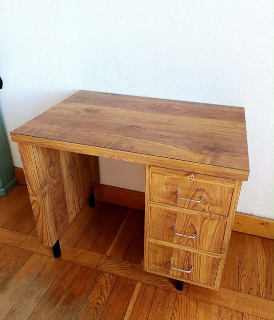 Bureau Vintage Demi Ministre 1970 – Bureaux, Wood (photo 4 of 6)