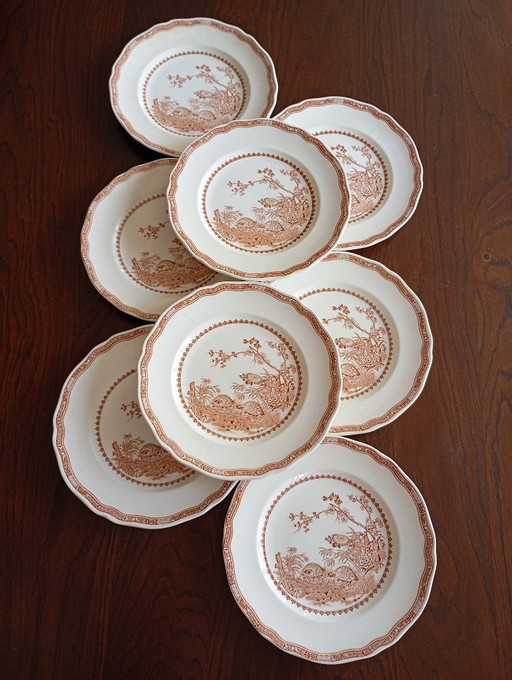 Furnivals „Quail“ englische flache Teller