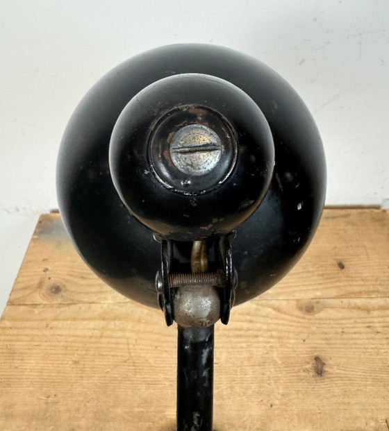 Image 1 of Lampada da tavolo Bauhaus industriale nera, anni '30