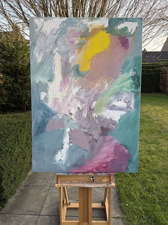 Image 1 of Lilian Frohn - abstract schilderij 