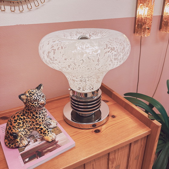 Image 1 of Italy murano glass table light 1970's