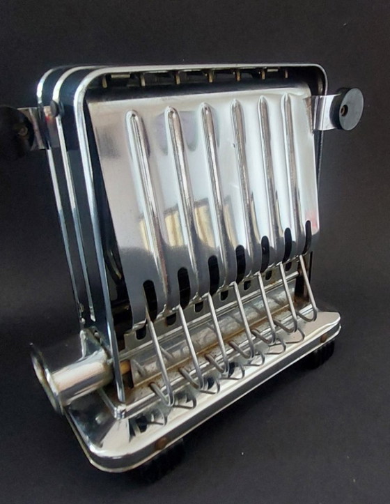 Image 1 of Two Inventum vintage chrome toasters