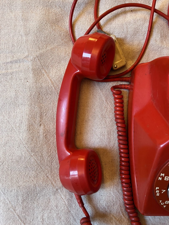 Image 1 of Telefono da collezione arancione del 1975