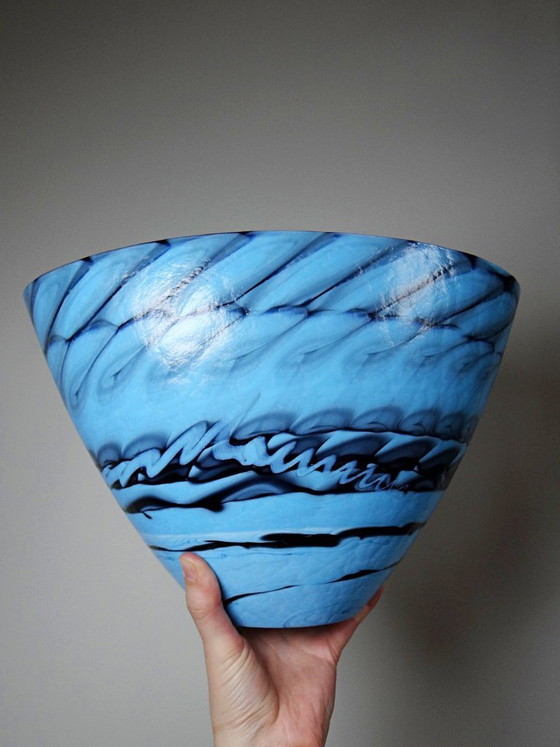 Image 1 of Handgemaakte Murano glazen centerpiece, schaal of grote schotel "Yourmurano"