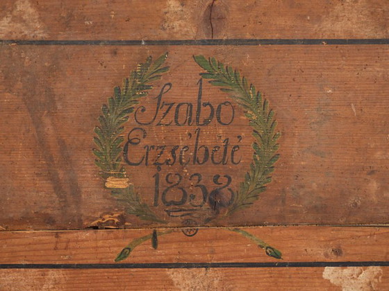Antike Truhe im Volkskunststil (Jahr 1838) #46 – Aufbewahrungsschrank (photo 23 of 39)