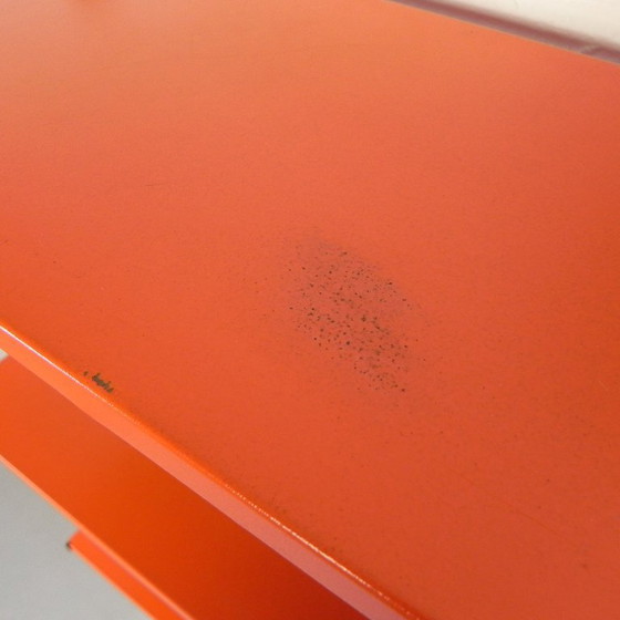 Image 1 of Tomado Holland wall rack - A. Dekker orange black, 1970s