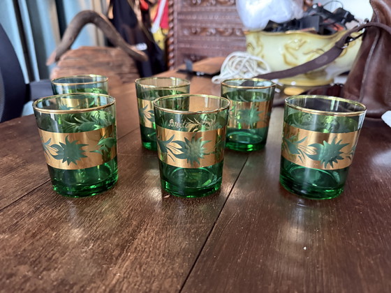 Image 1 of Set of 6 vintage lemonade glasses