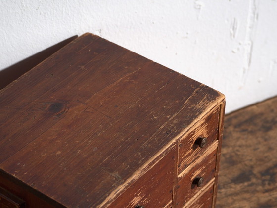 Piccola Cassettiera Giapponese in Cedro (Ko-Dansu), Periodo Taishō–Showa, c. 1920–1945 – Cassettiere (photo 15 of 40)
