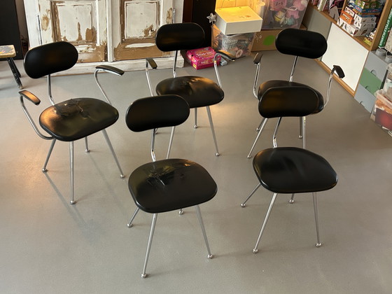 Image 1 of 5 vintage stoelen Midcentury minimalistisch design 
