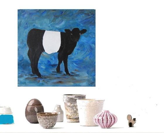 Image 1 of Koeien schilderij Lakerveld