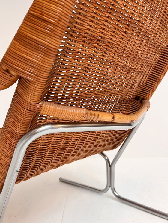 Image 1 of Modell 514 Rattansessel von Dirk Sliedregt, 1970er Jahre