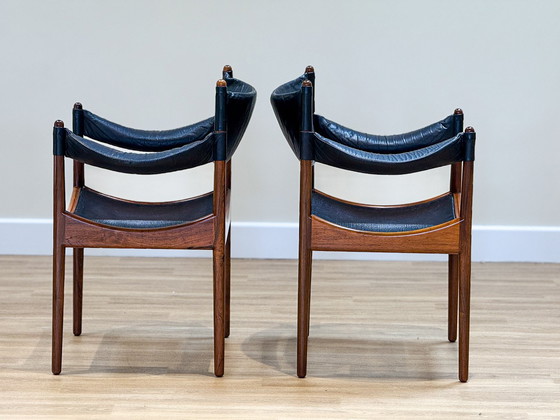 Image 1 of Table et chaises à rallonge pour salle à manger (par Kristian Solmer Vedel)