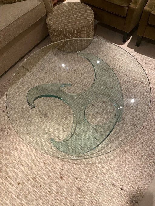 Table basse en verre Propeller de Knut Hesterberg