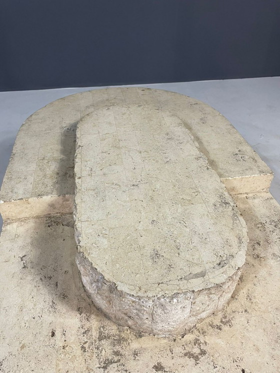 Image 1 of Mactan/Fossil Stone Coffee Table, Magnussen Ponte, 1980s