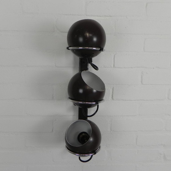 Image 1 of Lámpara de pared Gepo con 3 bombillas, década de 1960.