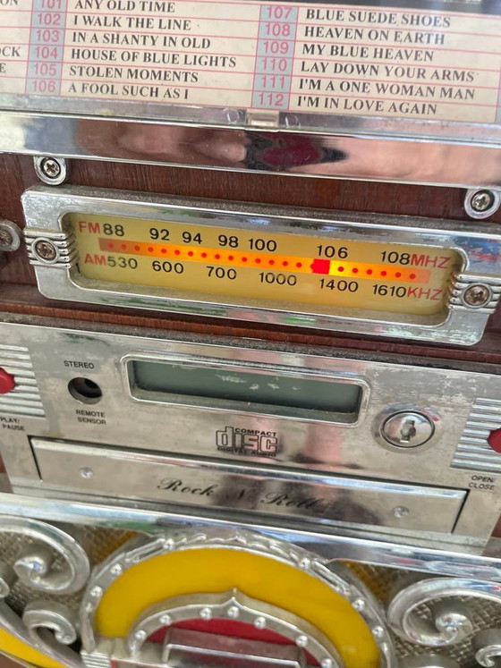 Radio CD Vintage Stile Jukebox di Polyconcept, 1997 – Oggetti decorativi, Cromo, Retro (photo 8 of 15)