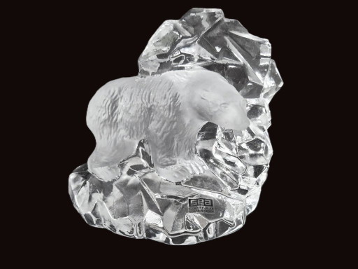 Sea Glasbruk Kosta Zweden - Oso Polar - 1062 gramos!