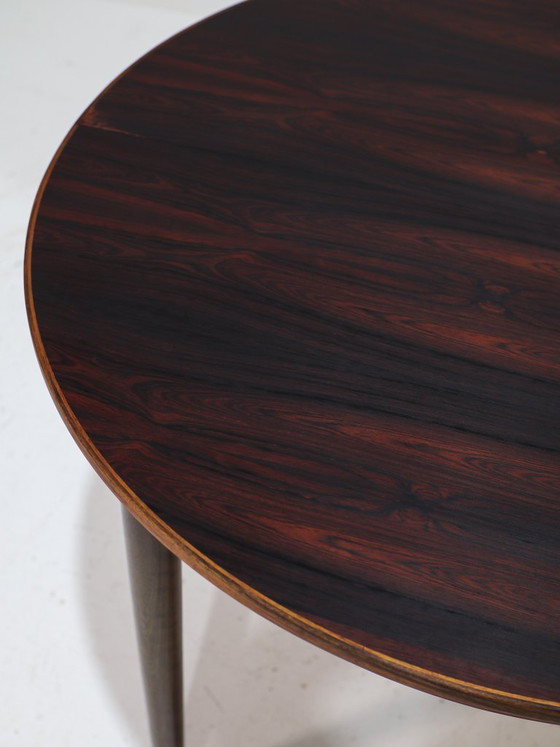 Extendable Round Dining Table Rosewood Danish 1960s – Vintage (photo 5 of 15)