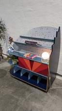 Separador de ambientes tipo estantería Memphis