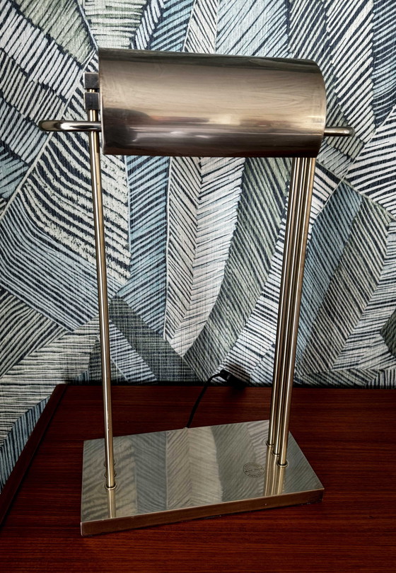 Image 1 of Lampe de table Art Déco en laiton - Marcel Breuer (Exposition Universelle 1925)
