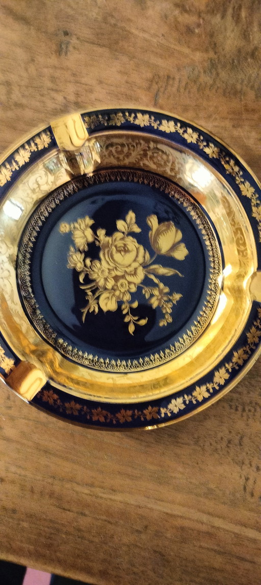 Cenicero de los años 60, Jammet Seigniolles, Francia, Lourdes, Limoges, Porcelana