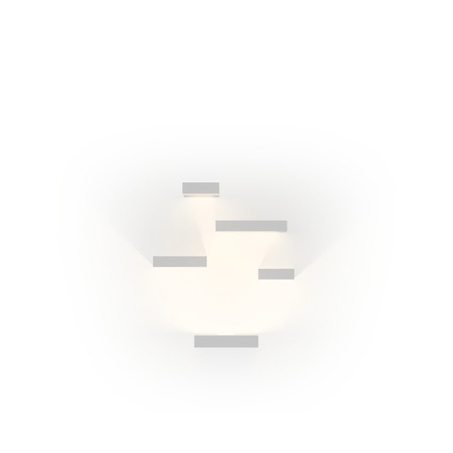 LED Wall Lamp Set 7753 White / Vibia