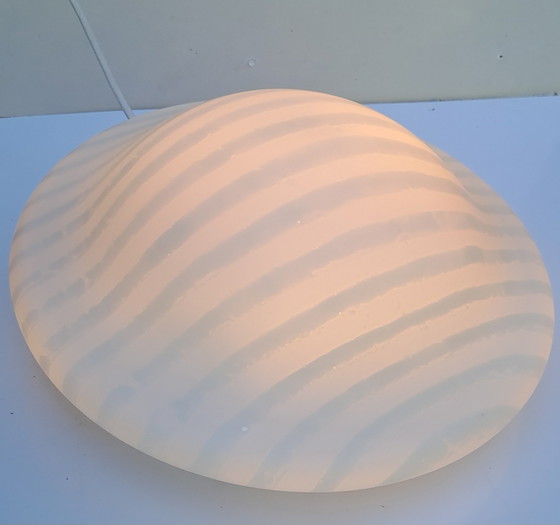 Image 1 of Lampe murale ou plafonnier zèbre vintage Peill & Putzler