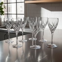 Copas de vino tinto de cristal Da Vinci Pistoia - juego de 6 piezas - fabricadas en Italia.