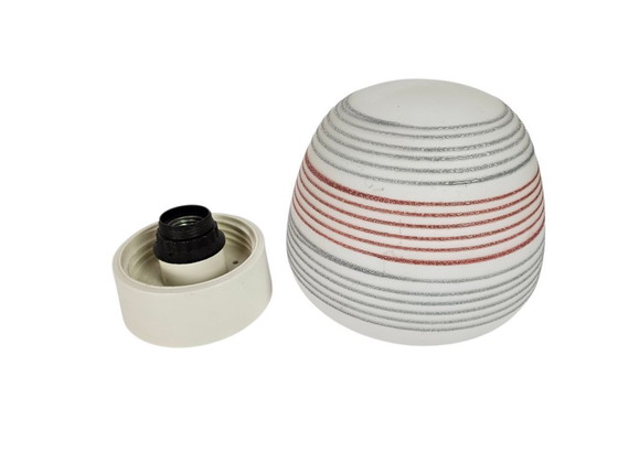 Image 1 of Philips - vetro al latte - plafoniera - Olanda - anni '60