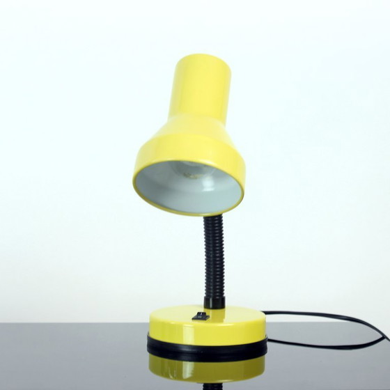 Image 1 of Yellow Rendi "Baby 2" Adjustable Desk Lamp, Czechoslovakia 1990s